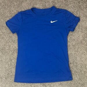 Nike Womens Royal Blue Short Sleeve Tee